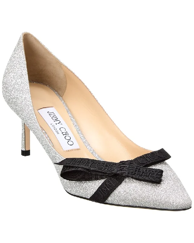 High heels for high-profile evenings -high heels for the fashion-savvy woman-Jimmy Choo Romy 60 Glitter Pump