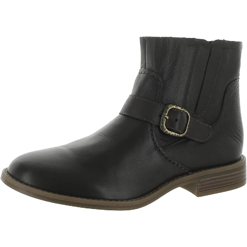 Lightweight boots for city trails-Clarks Womens Camzin Loop Leather Chelsea Boots