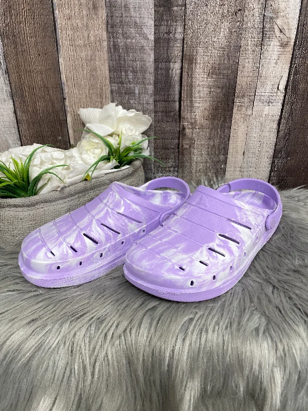 flats for relaxed weekends-Shoes Flats By Cme In Purple, Size: 6