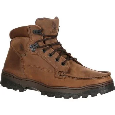 Best boots for snowy climbs-Rocky Outback Goretex Waterproof Hiking Boot Brown