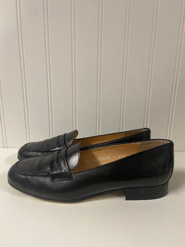 trendy flats for busy women-Shoes Flats By Ralph Lauren In Black, Size: 5.5