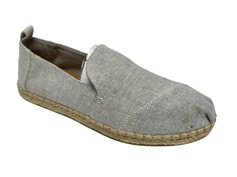 flats for winter-Shoes Flats By Toms In Grey, Size: 8