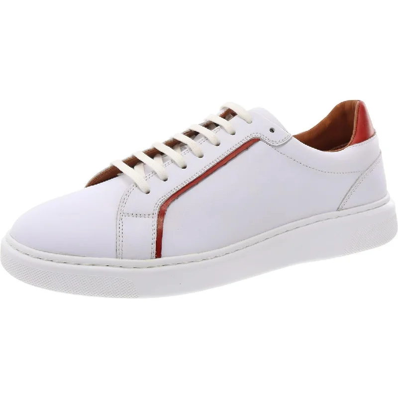 Athletic shoes with cushioned patterns -Gordon Rush Mens Devon Leather Lifestyle Casual And Fashion Sneakers