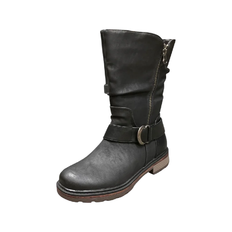 Warm boots for icy treks-Wanderlust Sudbury Black Boot Women's