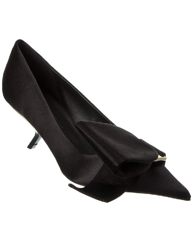 High heels for high-energy night walks -stylish high heels for women-Ferragamo Erica Satin Pump