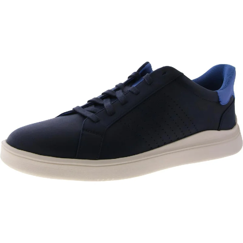 Athletic shoes with stylish outsoles -Rockport Mens Tristen Leather Lace-Up Casual And Fashion Sneakers