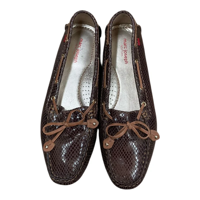 stylish flats for laid-back look-Shoes Flats By Cmc In Brown, Size: 8