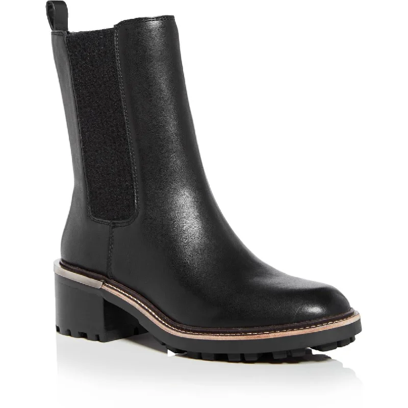 Stylish chelsea boots for fall-Vince Camuto Womens Kourtly Lugged Sole Mid-Calf Boots