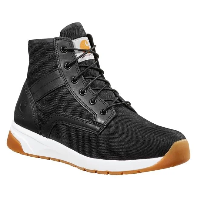 Insulated boots for polar expeditions-Carhartt 5" Force Composite Toe Black Work Boot Men's