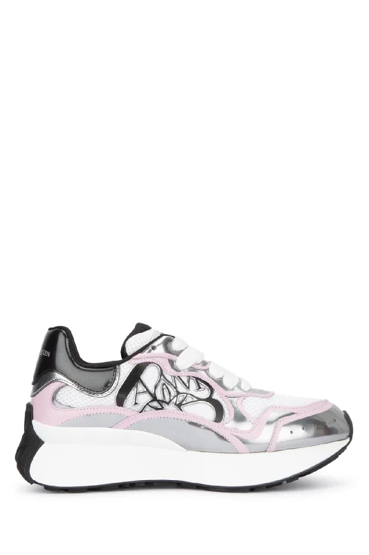 Athletic shoes for runners with heel issues -ALEXANDER MCQUEEN Elevated Women's Sneaker