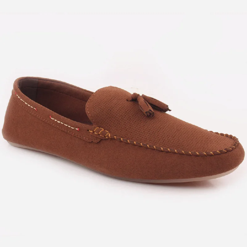 Vintage-inspired loafers women -Men "Jack" Tassel Slip On Loafers