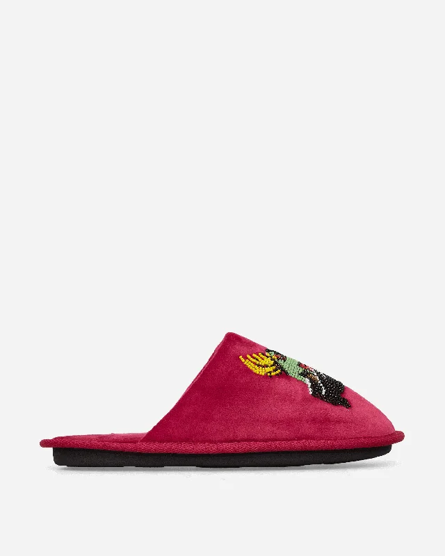 splash slippers coral-House Slippers Red