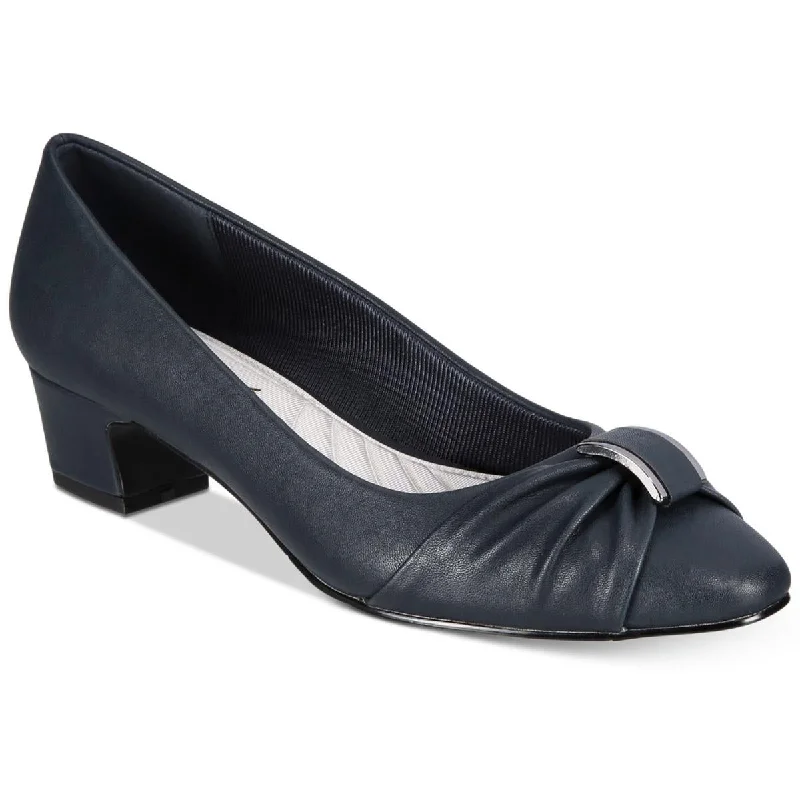 High heels with plush cushioning -high heels with comfy insole-Easy Street Womens Eloise Embellished Pumps