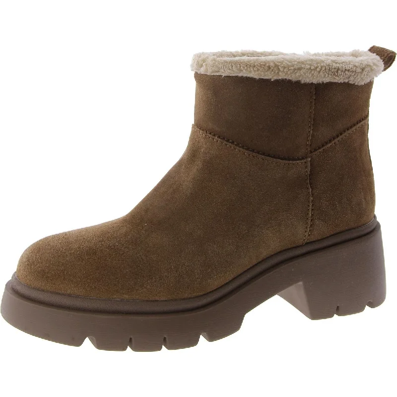 Stylish chelsea boots for men-Steve Madden Womens Hatcher  Block Heel Mid-Calf Boots