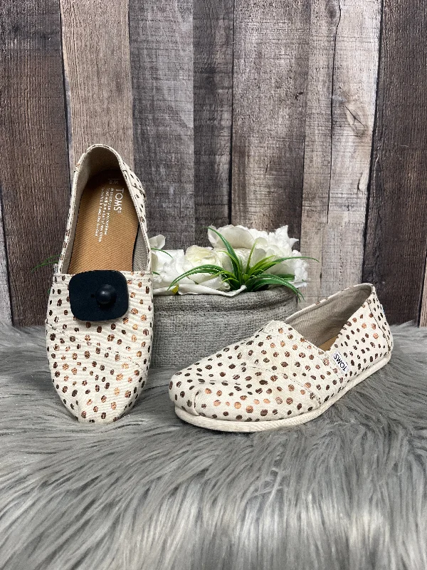 flats for chic everyday style-Shoes Flats By Toms In Polkadot Pattern, Size: 8