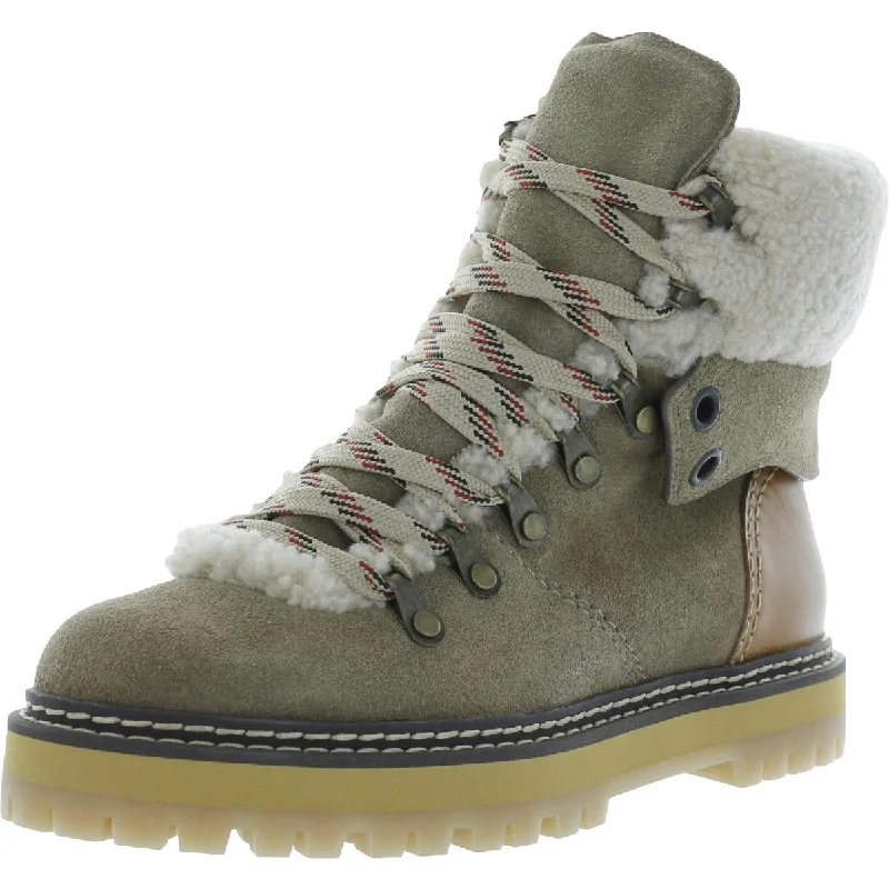 Heavy-duty boots for outdoor tasks-See by Chloe Womens Suede Cold Weather Hiking Boots