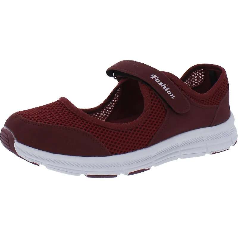 Athletic shoes with plush patterns -Fashion Womens Mesh Fitness Casual and Fashion Sneakers