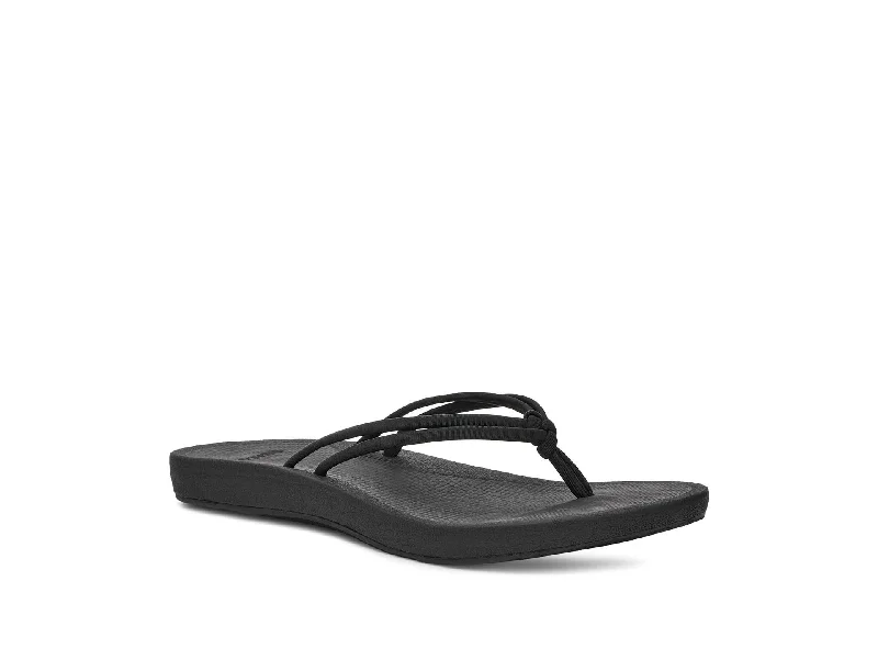 Affordable sandals for toddlers-Women's Shoes Sanuk COSMIC SANDS Water Friendly Sandals 1152728 BLACK