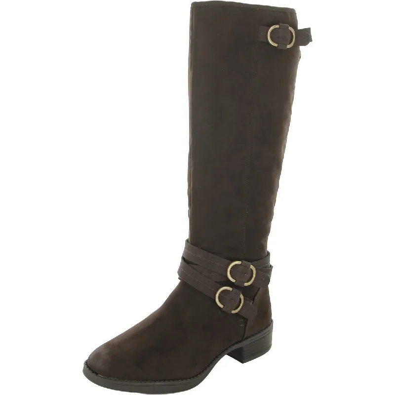 Discounted military-grade boots-Circus by Sam Edelman Womens Prairie Faux Suede Tall Knee-High Boots