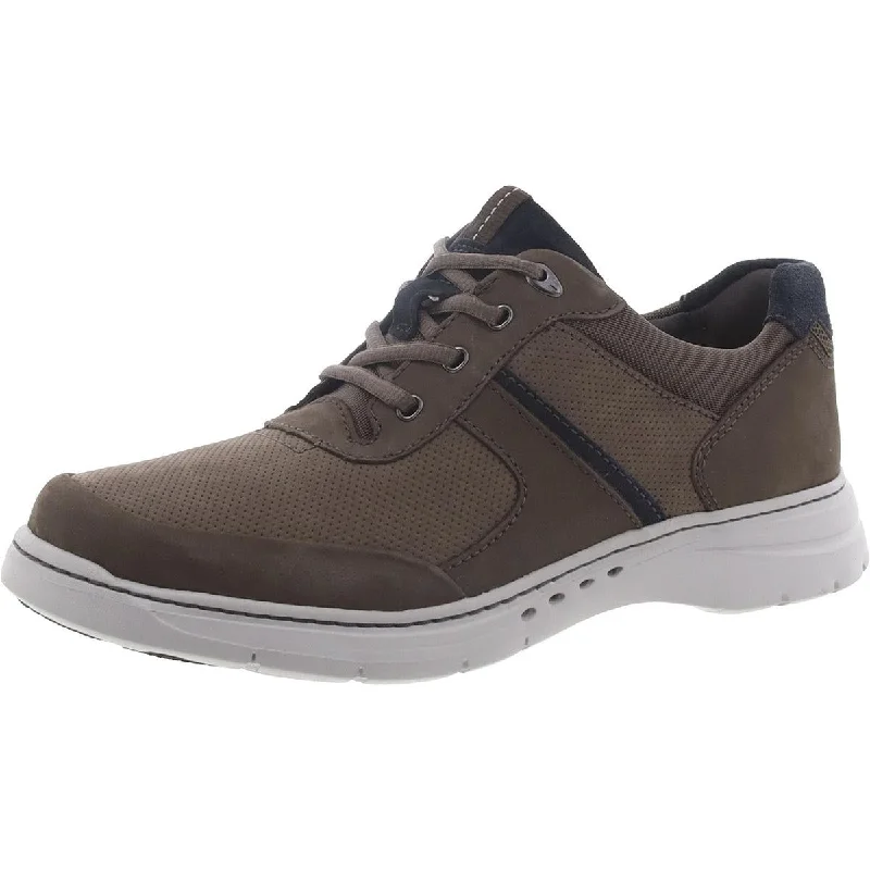 Athletic shoes with durable footbeds -Unstructured by Clarks Mens Un Brawley Tie Leather Casual And Fashion Sneakers