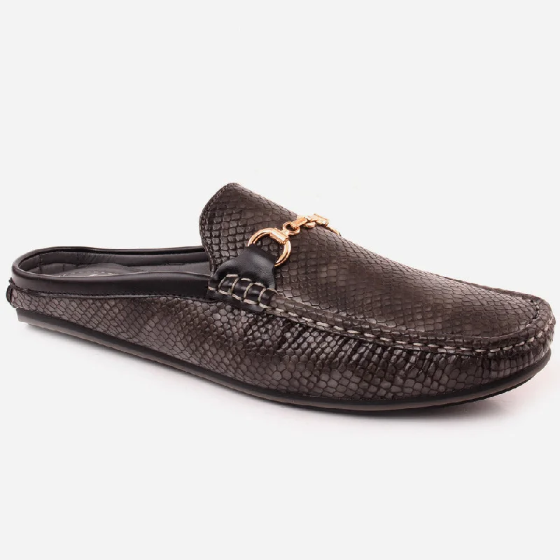 Classic loafers for timeless style -Men "PAT" PU Rubber Sole Loafers