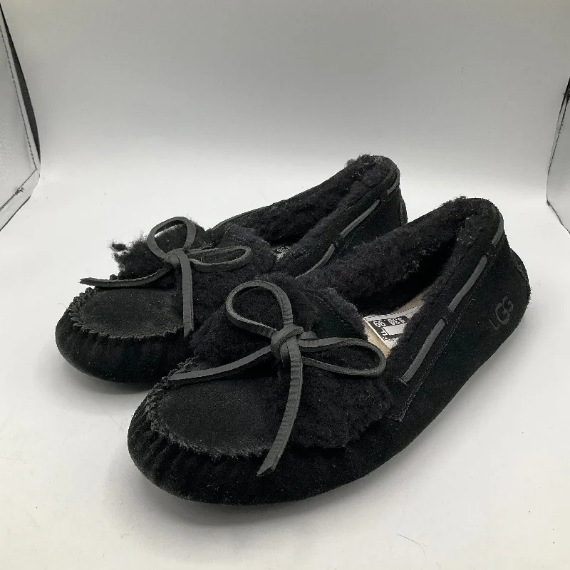 rosy slippers sweet-Black Slippers Ugg, Size 10