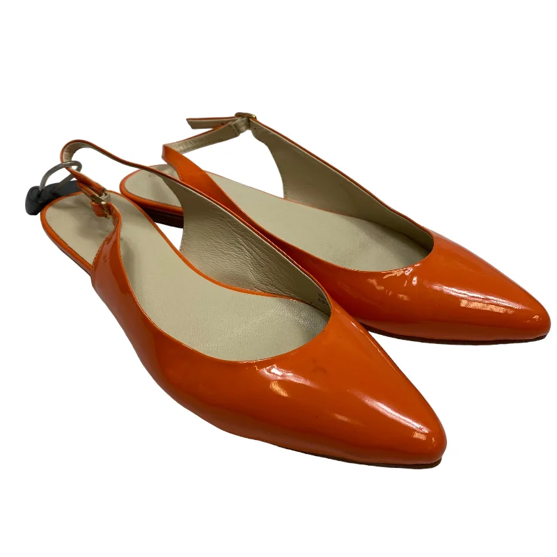 comfortable flats for relaxed outings-Shoes Flats By Boden In Orange, Size: 9.5