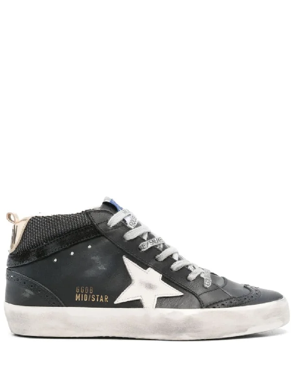 Athletic shoes with colorful designs -GOLDEN GOOSE Mid Star Chic Sneakers