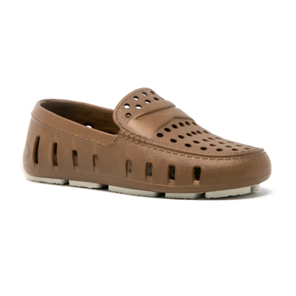 Tan loafers for neutral outfits -Floafers Driver Driftwood Brown Loafer