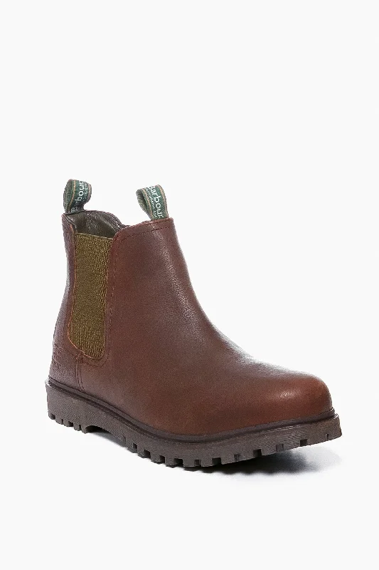 Stylish chelsea boots for kids-Brown Cadair Boot