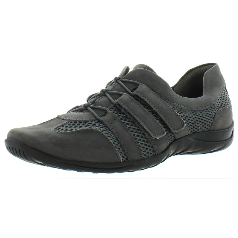 Athletic shoes with padded comfort -Walking Cradles Womens Audio Leather Mesh Fashion Sneakers