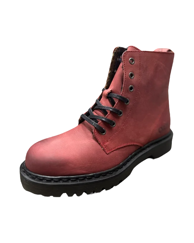 Waterproof boots for stream hikes-Oak & Hyde Brixton Lace Ruby Boot Women's