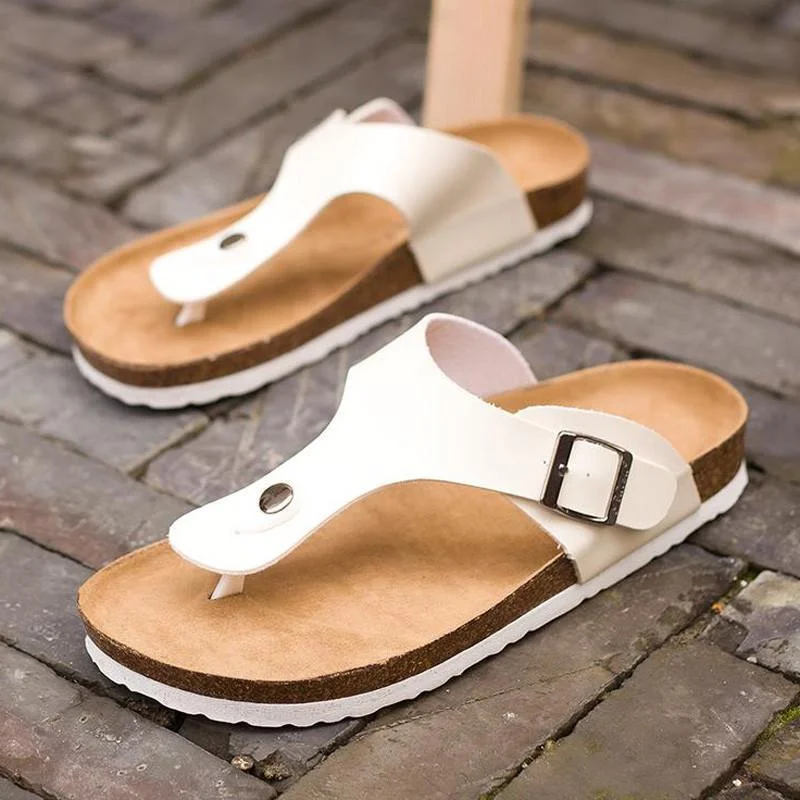 grit slippers durable-The Couples Slippers Men Flip Flops Summer Beach