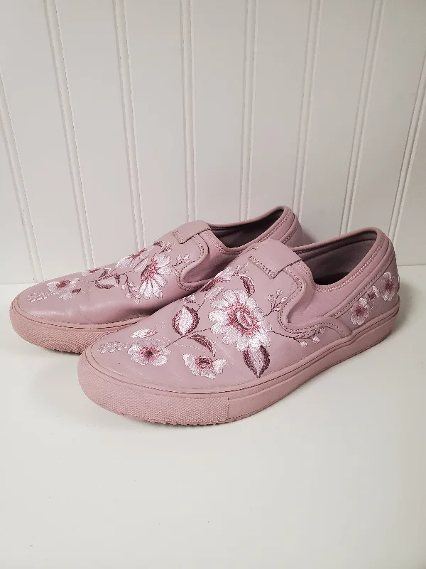 flats for everyday casual chic-Shoes Flats By Cmb In Pink, Size: 7