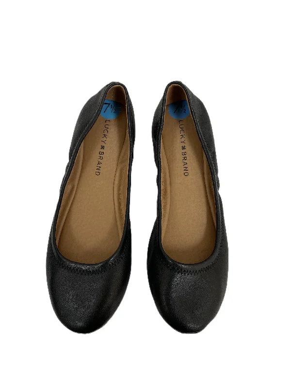 round toe flats-Shoes Flats By Lucky Brand In Black, Size: 7.5