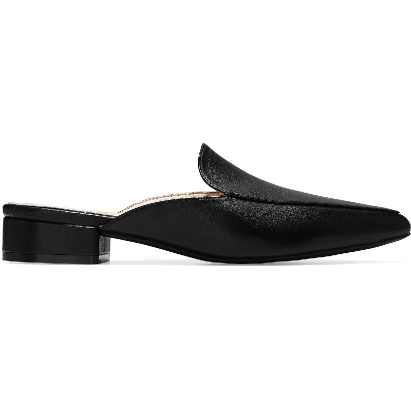 Soft sandals for summer days-Cole Haan Womens Piper Leather Pointed Toe Mules