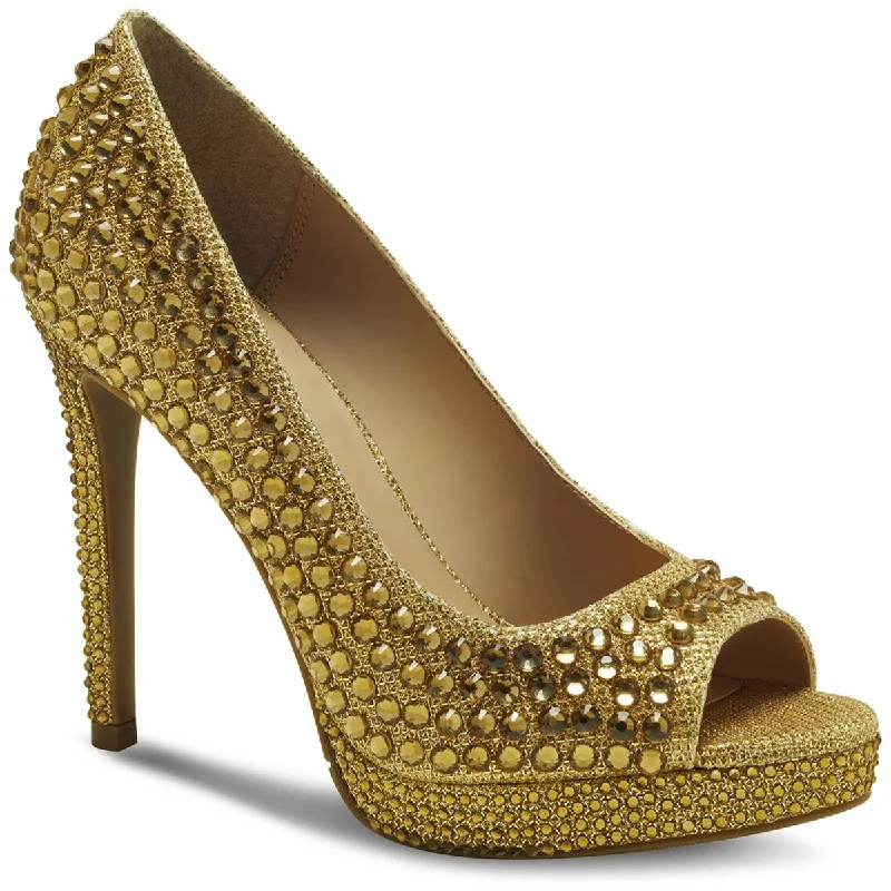 High heels with eco-friendly materials -high heels for a chic appearance-Thalia Sodi Womens LANDON Slip On Dressy Pumps