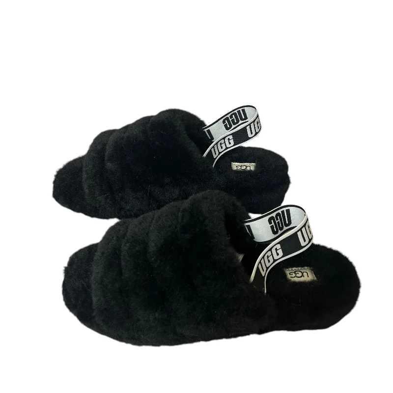 charm slippers pink-Slippers By Ugg In Black, Size: 12