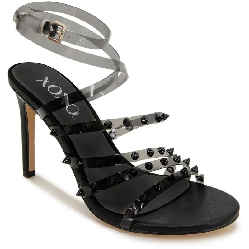 Trendy sandals for outdoor trends-XOXO Womens Bunni Studded Stiletto Strappy Sandals