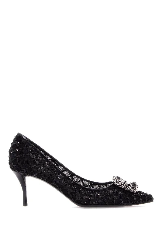 High heels for budget-friendly shoppers -high heels with timeless appeal-Roger Vivier "mesh Efflorescence Décol