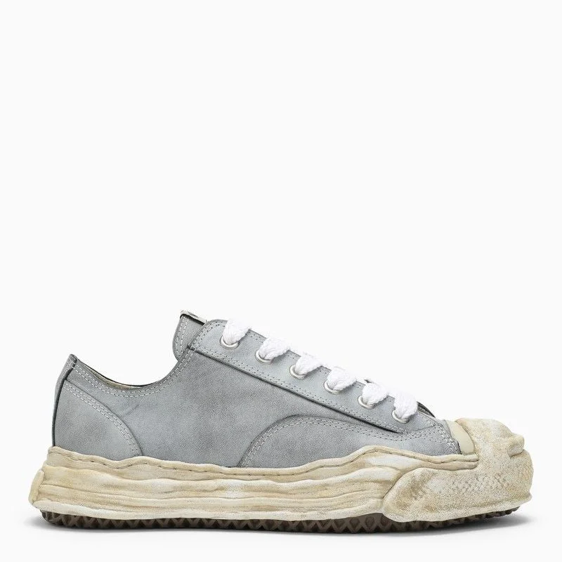 Athletic shoes for long outdoor fitness -MAISON MIHARA YASUHIRO	 Low Top Leather Trainer