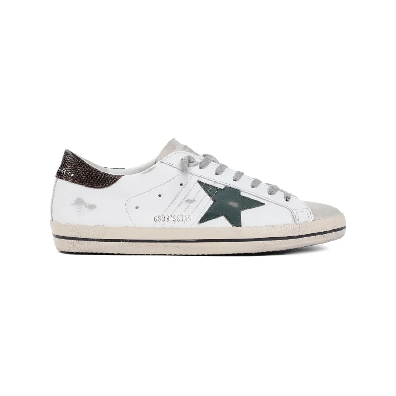 Athletic shoes for long-distance walking -GOLDEN GOOSE Super-Star Classic Leather Sneakers