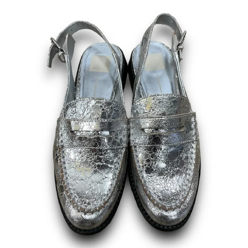 flats with colorful patterns-Shoes Flats By Dolce Vita In Silver, Size: 9