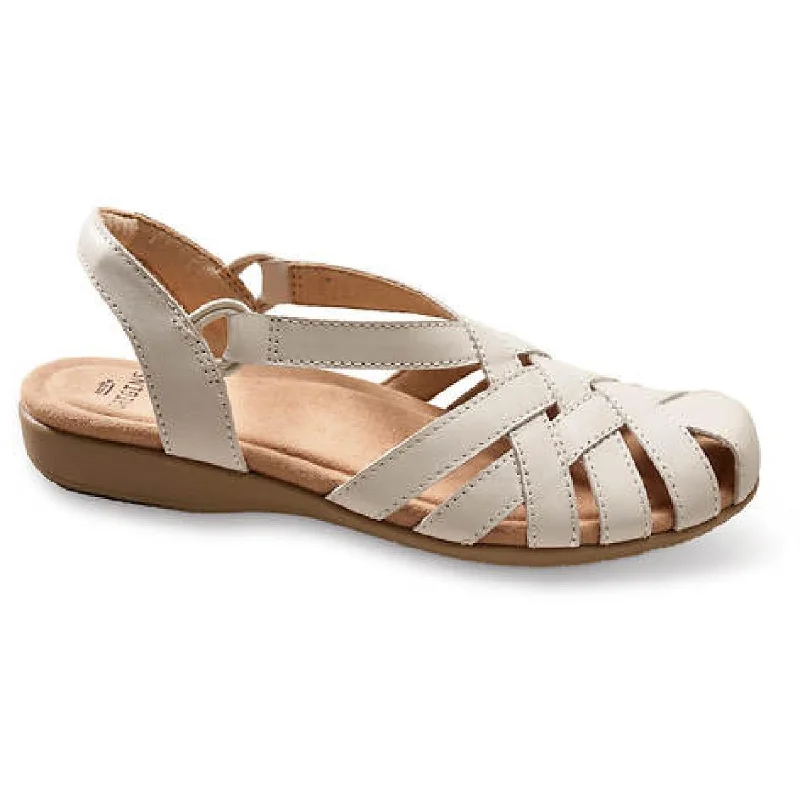 Breathable sandals for warm days-Earth Origins Womens Belder Berri Leather Strappy Footbed Sandals