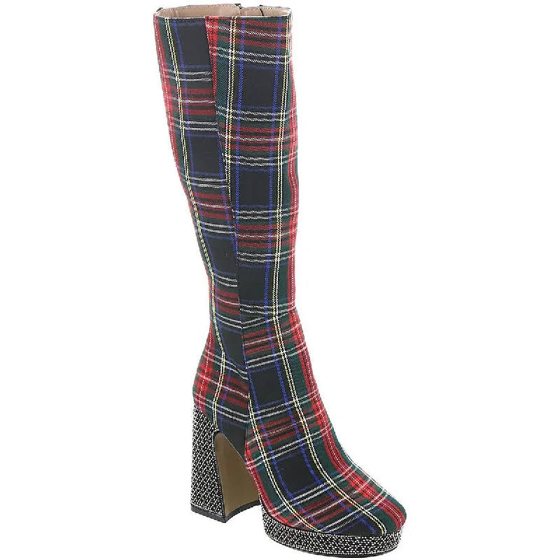 Waterproof boots for wet paths-Betsey Johnson Womens Valeria Knee-High Boots