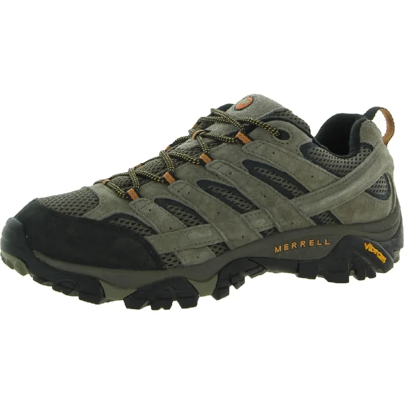 Athletic shoes with cushioned footbeds -Merrell Men's Moab 2 Vent Suede Mesh EVA Vibram Hiking Sneakers