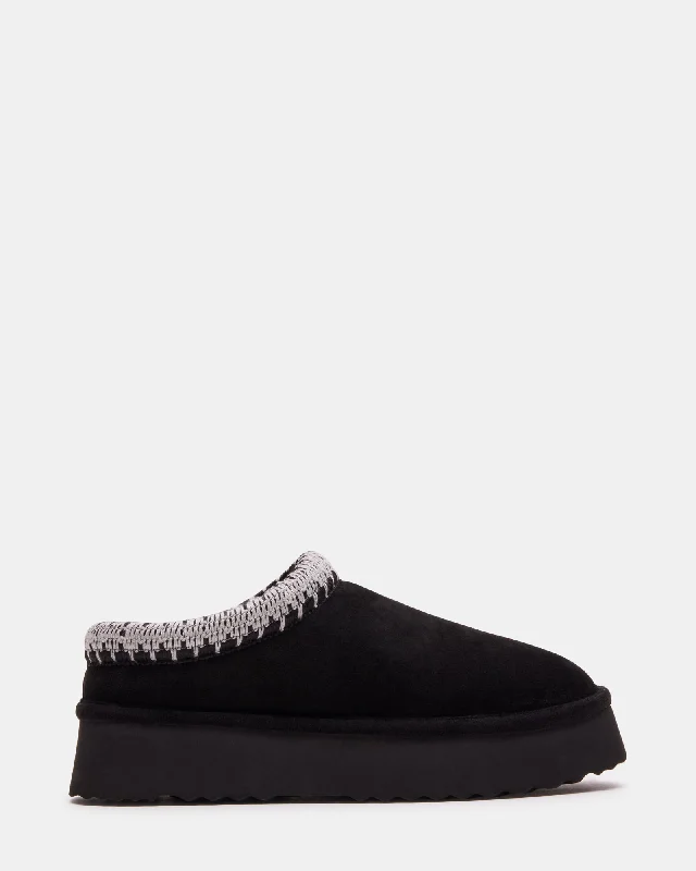 SELENA-2 BLACK SUEDE