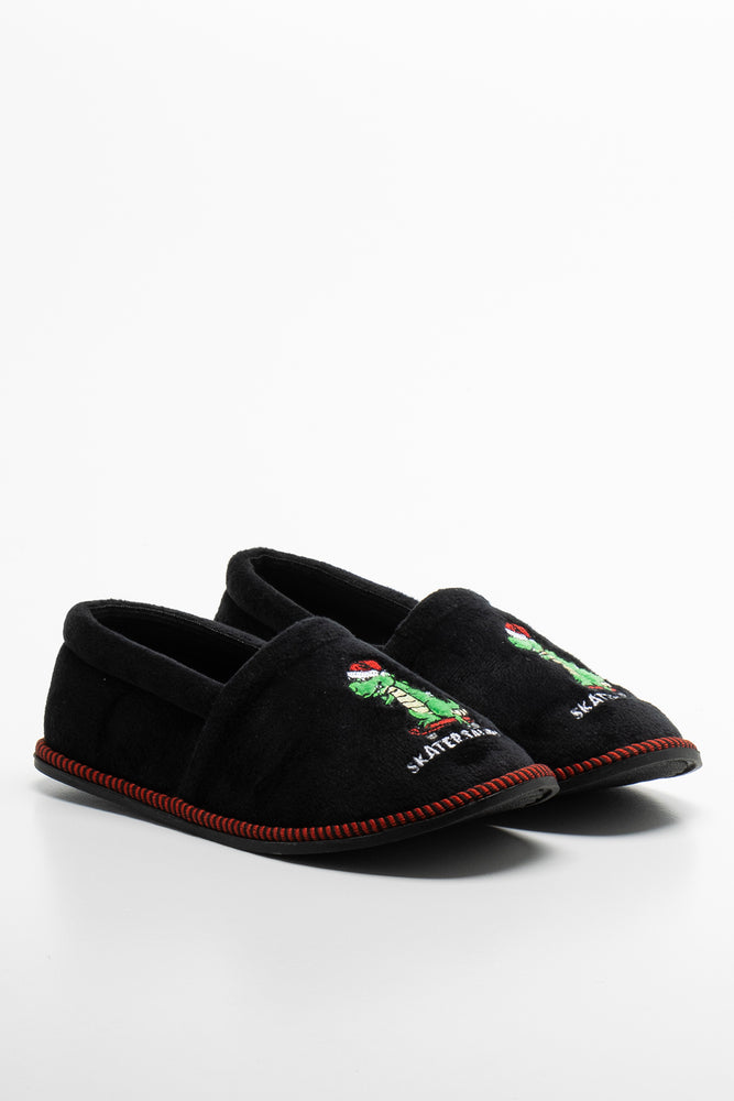 glow slippers casual-Slipper Black