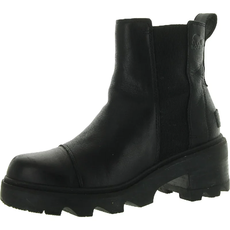 Waterproof boots for muddy walks-Sorel Womens JOAN NOW CHELSEA Leather Casual Chelsea Boots