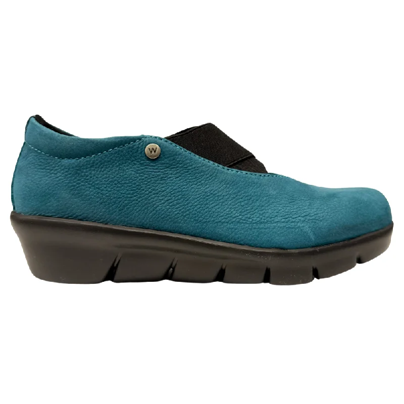 Wolky Cursa Antique Petrol Nubuck Shoe (Women's)